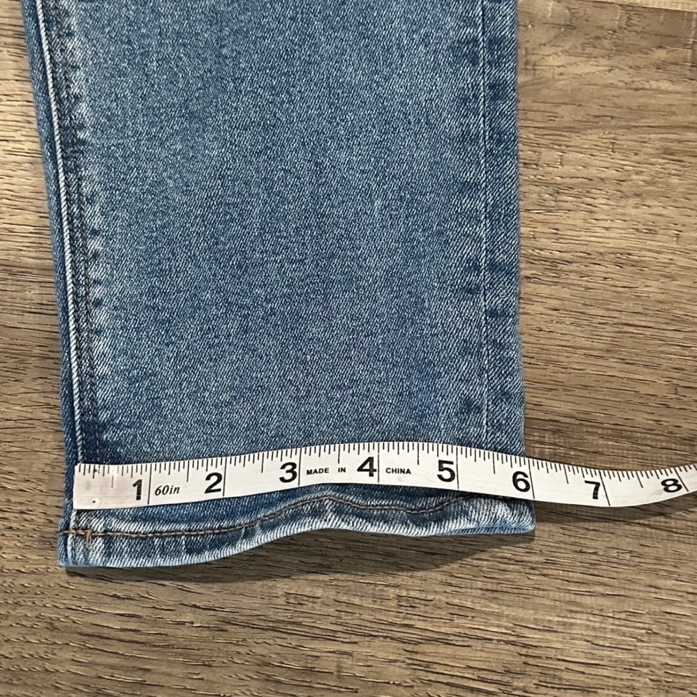 American Eagle Mom Jean Womens 4 Regular Medium Wash High Rise Stretch Denim - Picture 10 of 10